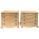 Pair of Trapezoid Cabinets by Quigley