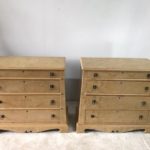 Pair of Trapezoid Cabinets by Quigley