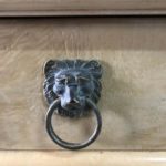 Pair of Trapezoid Cabinets by Quigley