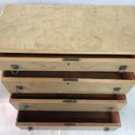 Pair of Trapezoid Cabinets by Quigley