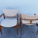 Pair of Finn Juhl No. 48 Danish Modern Chairs for Baker, 1950's