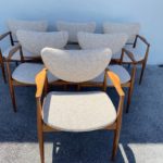 Pair of Finn Juhl No. 48 Danish Modern Chairs for Baker, 1950's