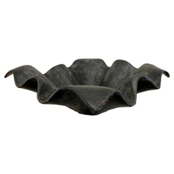 Handkerchief Design Iron Bowl in the Style of Willy Guhl