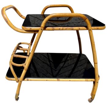 Bamboo Trolley Cart by Bonacina