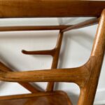 Vintage Walnut Cesare Lacca Tea Trolley Cart for Cassina