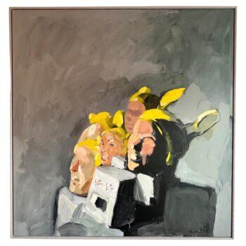 Original Painting by Listed Cuban Artist, Ahmed Gomez, "Relics"