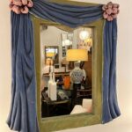 1930's Swedish Plaster Framed Mirror