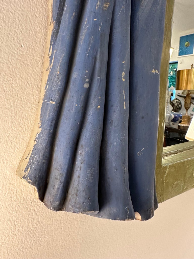 1930's Swedish Plaster Framed Mirror