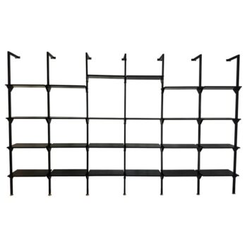 Architectural Italian Wall-Mounted Shelving System