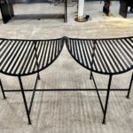 Sculptural Iron Eyelash Design Bench