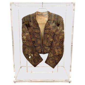 Antique Matador/ Bull Fighter's Jacket in Custom Acrylic Box, circa 1850s