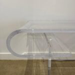 Chic Vintage Curved Lucite Desk