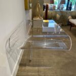 Chic Vintage Curved Lucite Desk