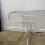 Chic Vintage Curved Lucite Desk