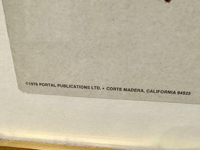 Framed Marilyn Monroe Lithograph 1976