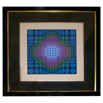 Victor Vasarely Signed and Numbered Silk Screen Lithograph