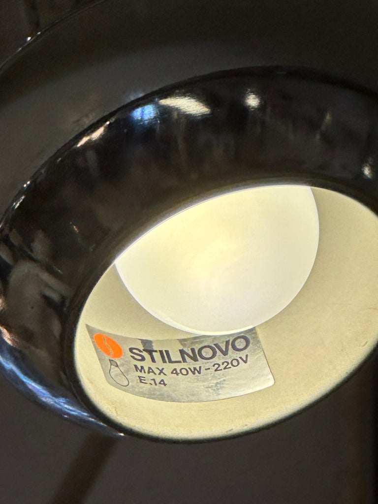 Extremely Rare Stilnovo Articulating Globe 18-Light Chandelier