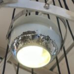 Extremely Rare Stilnovo Articulating Globe 18-Light Chandelier