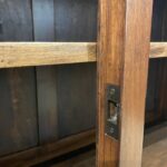 Long French Mid-Century Lattice Front Sideboard/ Cabinet