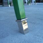 Jade Green Deco Chairs by G. Darbois-Gaudin - Set of 4