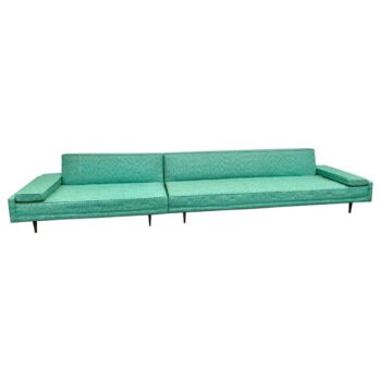 Mid-Century Modern 2-Piece Sectional Sofa