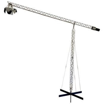 Extra Large Vintage Curtis Jeré Crane Floor Light