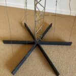 Extra Large Vintage Curtis Jeré Crane Floor Light