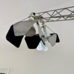 Extra Large Vintage Curtis Jeré Crane Floor Light