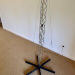 Extra Large Vintage Curtis Jeré Crane Floor Light