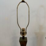 Pair of Stewart Ross James Verdigris Bronze Table Lamps for Hansen