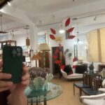 Exquisite Brutal Hammered Bronze Wall Mirror