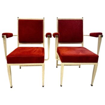 Pair of 1950's Neoclassical French Armchairs