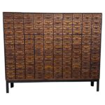 Massive 19th C. European Apothecary Cabinet, 130 Individual Drawers