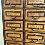 Massive 19th C. European Apothecary Cabinet, 130 Individual Drawers