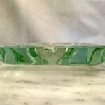 Midcentury Crystal Glass Ashtray/ Vide-Poche by Fontana Arte
