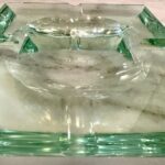 Midcentury Crystal Glass Ashtray/ Vide-Poche by Fontana Arte