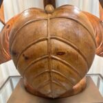 Extraordinary Rhubarb Leaf Sculpture Lamp by Bartolozzi & Maioli