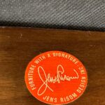 Original Vintage Jens Risom Armchairs in Green Suede w/ Label, PAIR