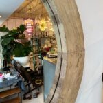 Rustic Oversized Wood Framed Mirror