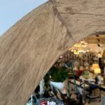 Rustic Oversized Wood Framed Mirror