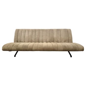 Osvaldo Borsani for Tecno 'D70' Sofa in Gray Suede Leather