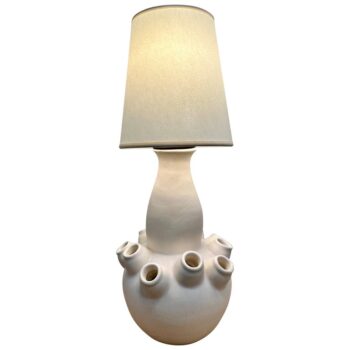1950's Louis Giraud Ceramic Vase/ Table Lamp, SIGNED Vallauris