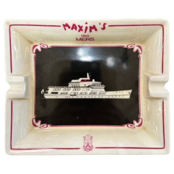 Limoges France "Maxim's des Mers" for Pierre Cardin Vide-Poche/ Ashtray Bowl