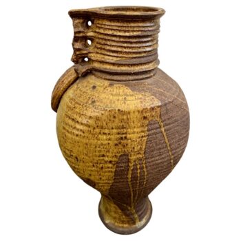 Mid-Century Modern T. Kaigler Sculptural Large Vase