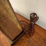 Heavy Ceramic Textural Trapezoidal Table Lamp, 1960's