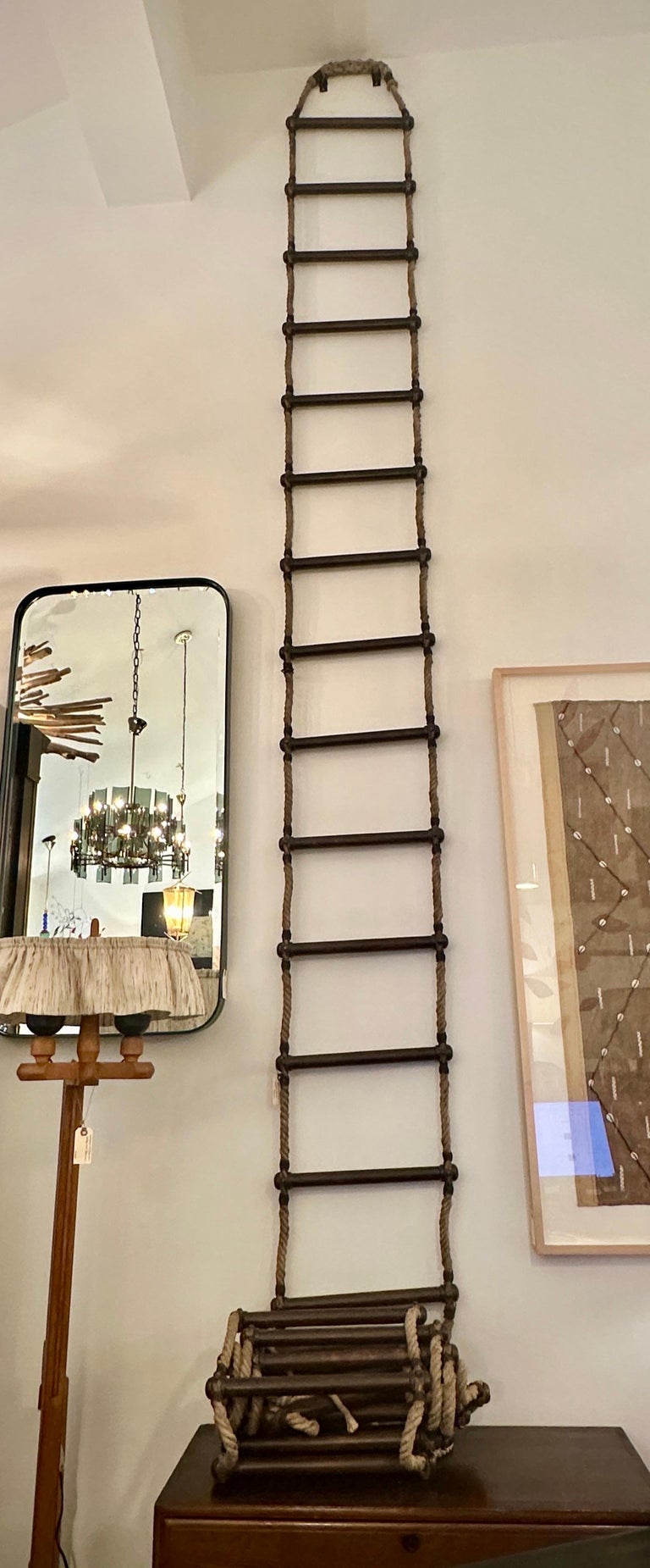 18th C. "Pirates" Ladder, Wall Sculpture/ Novelty Item