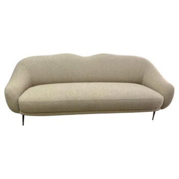 ISA Bergamo Sculpturally Curved Sofa, Italy 1950's