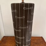 Kelby Mid-century Ceramic Table Lamp, Signed