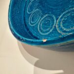 Aldo Londi Bitossi Rimini Blu Ceramic Round Bowl