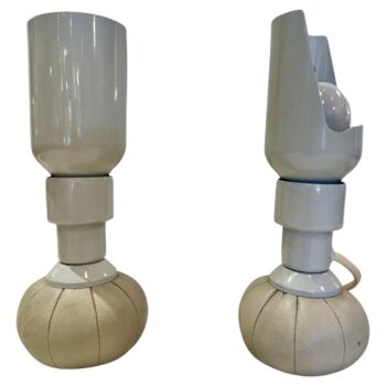 Pair of Gino Sarfatti Vintage Model 600 for Arteluce Table Lamps